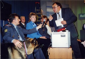 Михаил Ермоленко во время прямого эфира