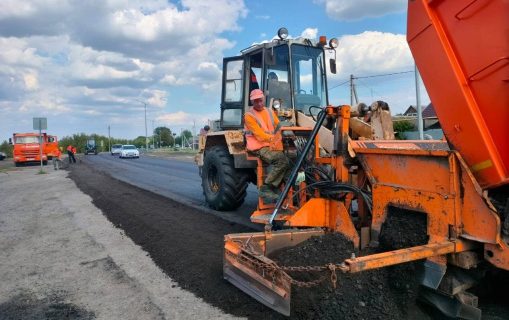 В Борисовском районе завершается ремонт участка автодороги Белгород – Грайворон – Козинка