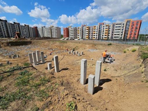 В микрорайоне Улитка Белгородского района строят детский сад на 240 мест
