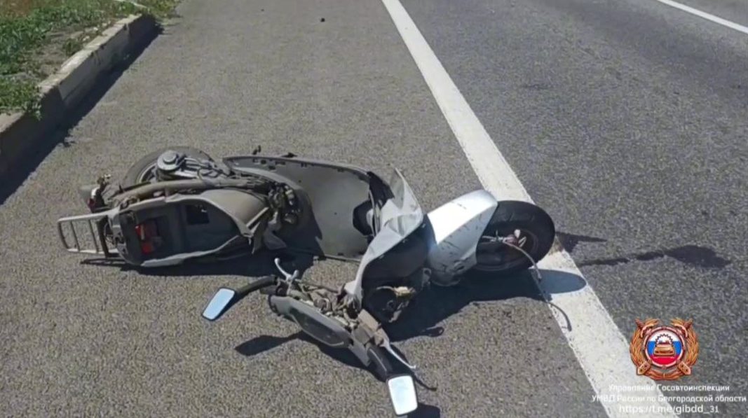 В Корочанском районе погиб 75-летний водитель скутера